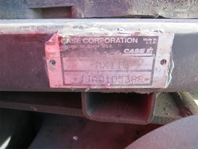 Used 2000 CASE IH MX110 Utility Tractors Pennsylvania US | Zimmerman Farm Service #1409998