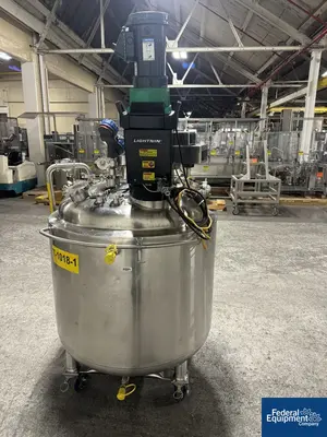 USED Precision 500 Liter Precision Stainless Reactor, 316 S/S, 45/100#