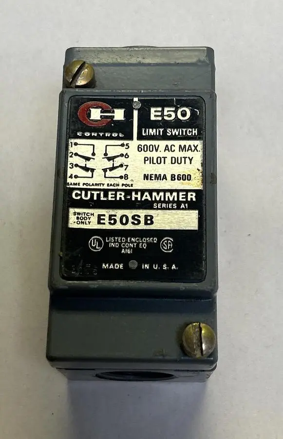 Used CUTLER-HAMMER E50SB Miscellaneous Equipment (Electrical & Power) | Surplus Asset Holdings #1200167