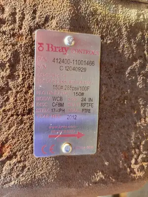 USED 2012 BRAY CONTROLS 412400-11001466