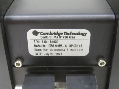 Used CAMBRIDGE TECHNOLOGY 710-81630 MCA57113-ES17786 Laser Scanners Texas US | Aucto #1307002