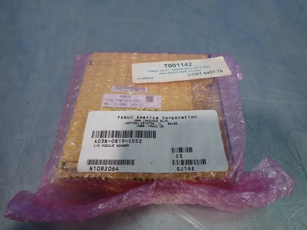 New | in-Stock FANUC A03B0819C052 Input / Output Modules | HGR 24 #747702