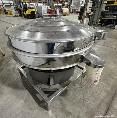 Used Stainless Steel Circular Screener – Single Deck, 2 Separation (44.5" Diamet