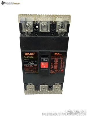 Used FUJI SA103BA 75A Circuit Breakers Kentucky US | Industrial Parts R Us Inc. #1309378