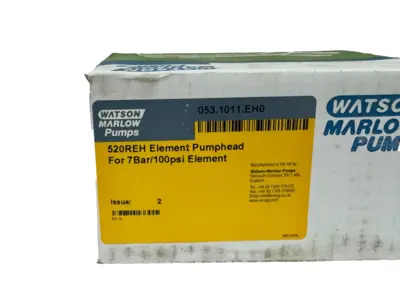 NEW WATSON MARLOW 053.1011.EH0 ELEMENT PUMPHEAD 520REH 7bar/100psi