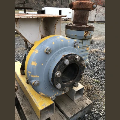 Warman 4 inch Rubber Lined Slurry Pump