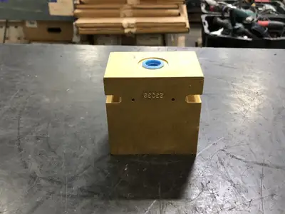 3 Way Solenoid Valve Block 23039