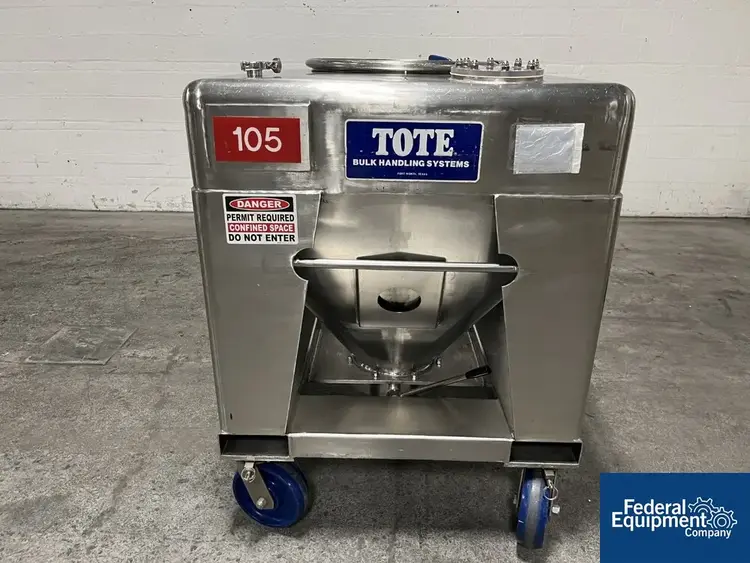 Used TOTE Systems 48" x 42" x 10"  Tote Systems Stainless Steel Transfer Bins Bins Ohio US | Federal Equipment Company #126867