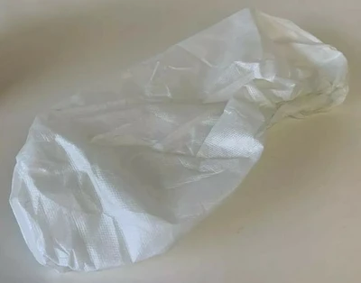 Disposable Shoe Covers White (Large Lot 12 Of These Are Non Slip) Size ?
