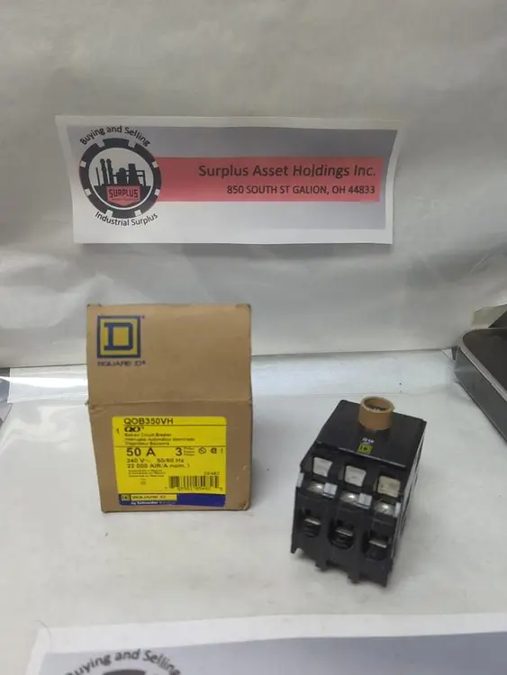New | in-Stock SQUARE D QOB350VH Circuit Breakers | Surplus Asset Holdings #1189507
