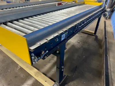 Industrial Kinetics (2) 24" X 108" X 30" Power Roller Conveyor