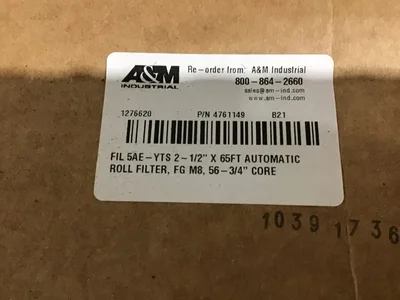 CLARCOR 5AE-YTS-2 -56inx65 ft automatic roll filter