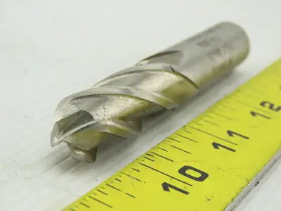 5/8" HSS 4 Flute Ballnose End Mill 5/8" Shank 3-3/4" OAL