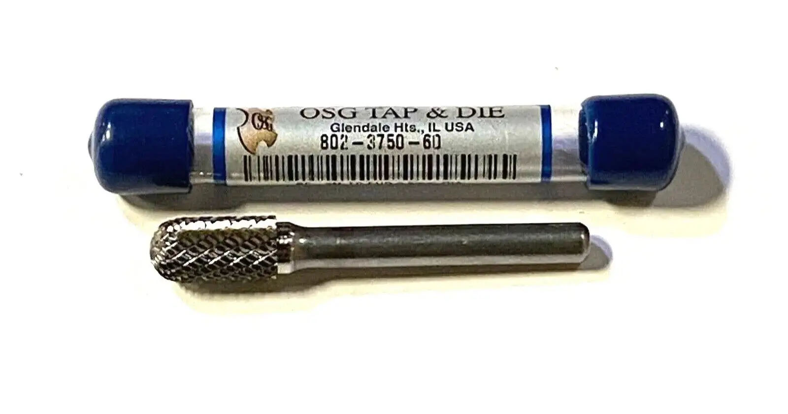 OSG SC-3 9.5mm Carbide Burr Cylindrical Ball Nose Medium Tough Cut Burr USA Made