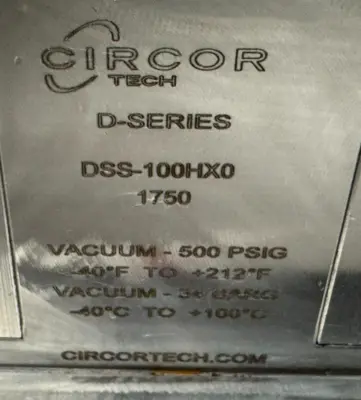 NEW CIRCOR TECH DSS-100HX0 ATMOSPHERIC DIAPHRAGM REFERENCE VALVE