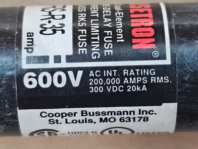 Used FUSETRON FRS-R-35 Misc Electrical & Power Parts British Columbia CA | Lenmark #1439306