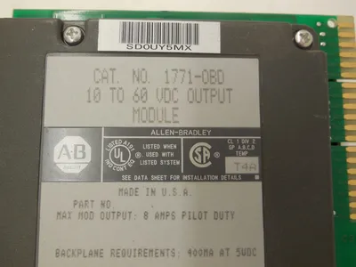 ALLEN BRADLEY 1771-OBD OUTPUT MODULE 1771OBD