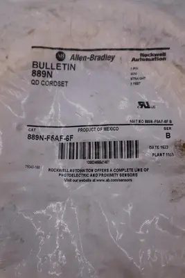 NEW ALLEN BRADLEY 889N-F5AF-6F SER. B 600V 8A STOCK H1528