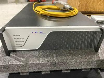 USED IPG PHOTONICS YTTRBIUM PULSED FIBER LASER 230V 5.5A FEB 2023