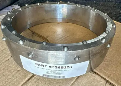 New | in-Stock AFTERMARKET 6" DUAL ROTARY SHOE – 22 BALLISTIC BUTTON ASSEMBLY Drilling Attachments Pennsylvania US | East West Machinery & Drilling #1418078