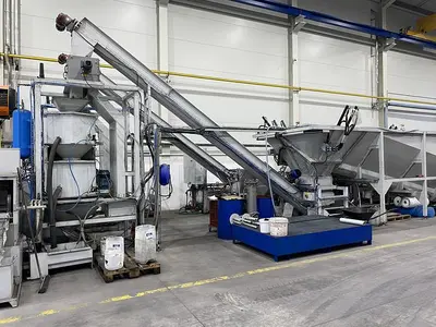Aluminium and titanium chip processing plant