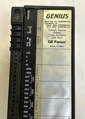 USED GE FANUC IC660BBA105
