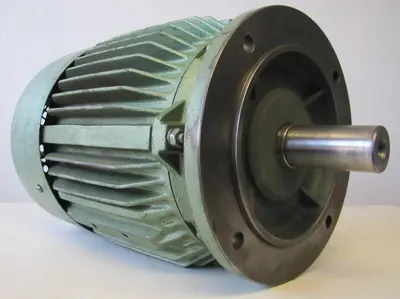 Bauknecht 6.6 kW Electric Motor 230/460V 3 Phase 1740 RPM 1-1/2" Shaft Dia.