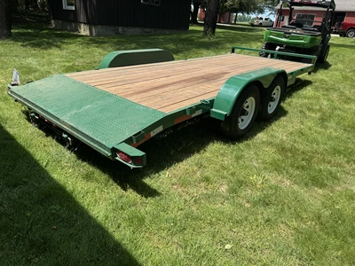 Used 2010 SURE-TRAC TANDEM AXLE EQUIPMENT TRAILER Flatbed Trailers Michigan US | Miedema Asset Management Group #1279671