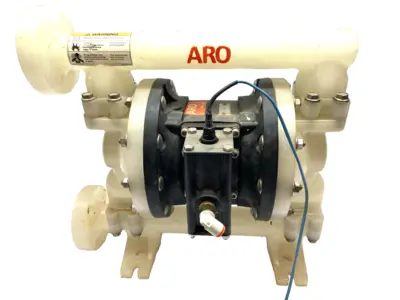 Used ARO Diaphragm Pump Polypropylene Santoprene 1" EXP AODD Diaphragm Pumps Michigan US | Maverick Industrial Sales #1395277