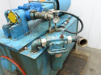 Eaton Vickers Hydraulic Power Unit 120 Gallon 29 GPM 3000PSI 30Hp 230/460V 3Ph
