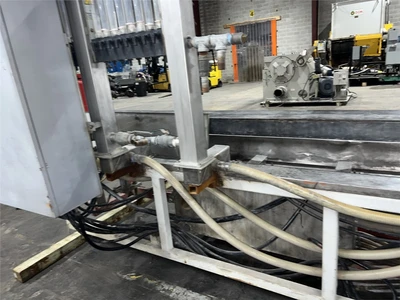15' Friul Filiere Vacuum Calibration Table, (3) Pompetravaini Vacuum Pumps