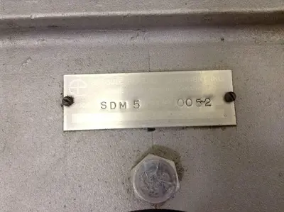 USED SPROULE PLASTIC EQUIPMENT SDM 5