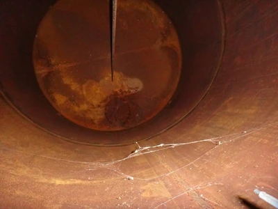 7,900 gallon steel tank