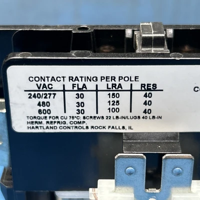 Heartland Controls HCC-1XT02AA, Contactor, NNB Fast 🇺🇸 Shipping! + Warranty