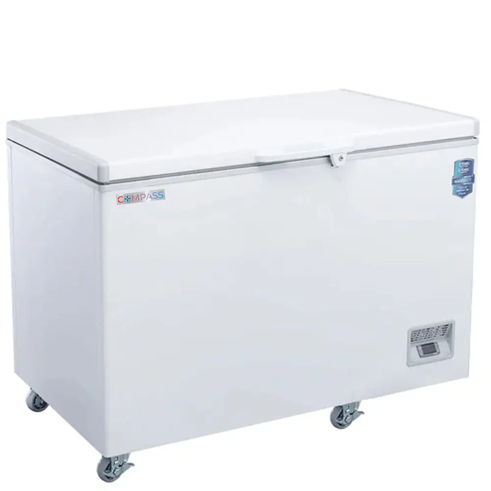 Compass 49" Chest Freezer A€“ 13 Cu. Ft., Solid Hinged Door, Digital Temperature Control