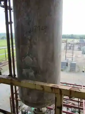 18 " dia roarke enterprises  inc. stainless steel packed columns