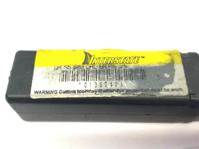 USED INTERSTATE MACHINE DRILL 118° SPIRAL FLUTE S/M DRL BR 5/8" HSS LH