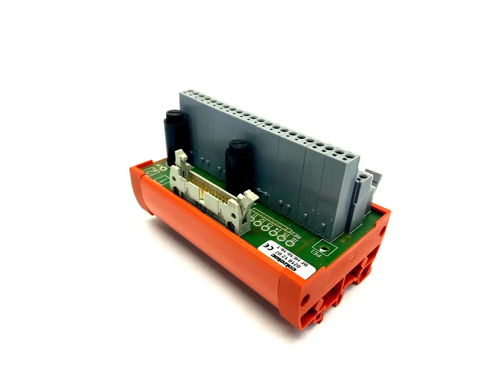 BF HE10-16-T | Entrelec  Interface Module 0210 12 07 BROKEN DIN RAIL - Used