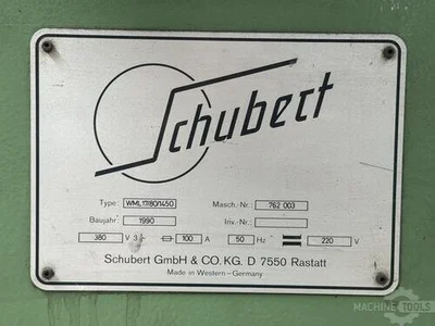 USED 1990 SCHUBERT WML17/80/1450