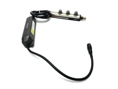Used KEYENCE Micro Static Eliminator Head Bar 24VDC DAMAGED CORNER Electrostatic Air Cleaners Michigan US | Maverick Industrial Sales #1502398