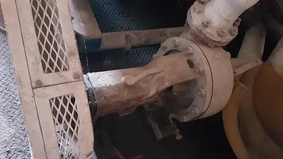 USED EMSCO F-500 TRIPLEX MUD PUMP
