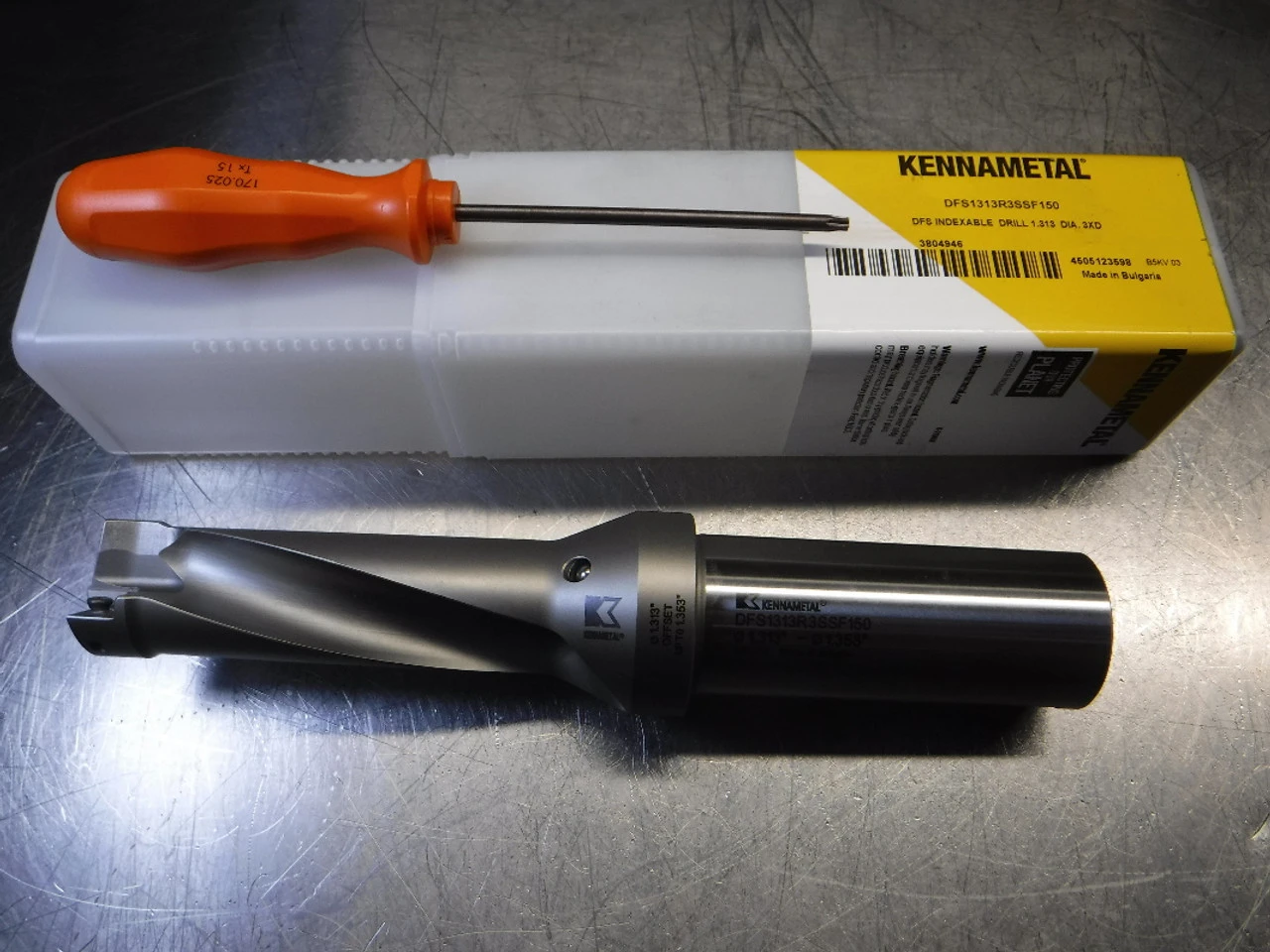 Kennametal 1.313-1.353" Indexable Drill 1.5" shank DFS1313R3SSF150 (LOC1374B)
