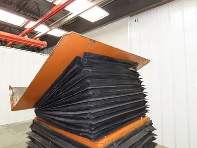 Airfloat Pneumatic Lift Tilt Table Tote Tipper 2000lbs 32° Degree 54x48" Top