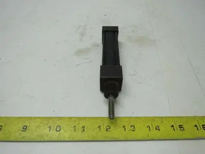 Schrader Bellows 7/8" Bore 1" Stroke Spring Return Cylinder 1/4" Rod Lot Of 2