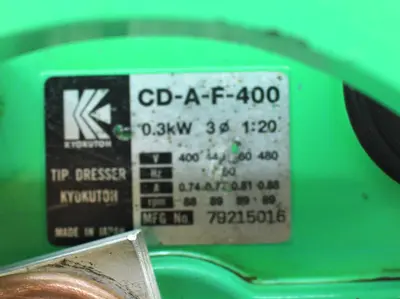 USED KYOKUTOH CD-A-F-400