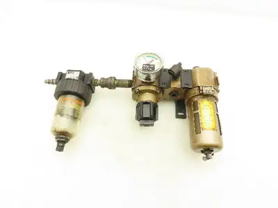 Parker CKD 06F11BC Pneumatic Compressed Air Filter Regulator Lubricator Assembly