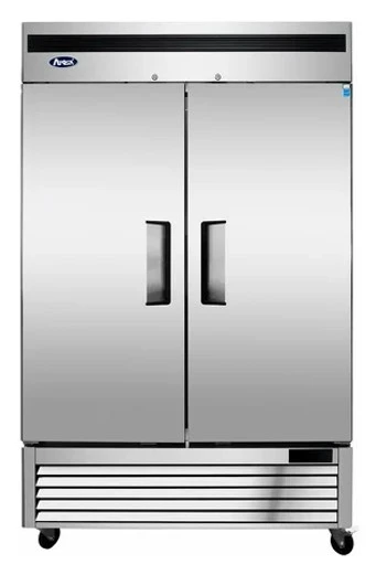 72-0307 Atosa MBF8507GR 54" 2 Solid Door Self Contained Reach-in Cooler