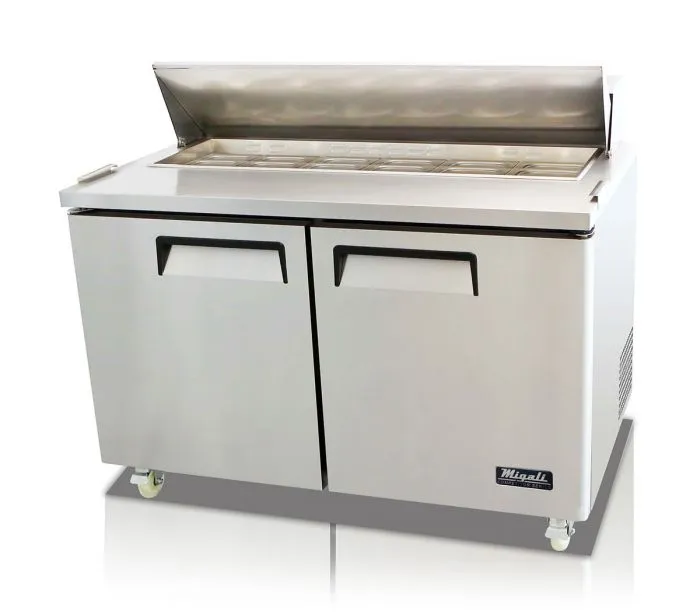 Migali C-SP60-16-HC 60″ – 16 Pans, Sandwich Prep Table