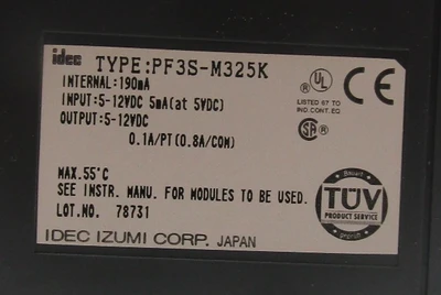 USED IDEC PF3S-M325K