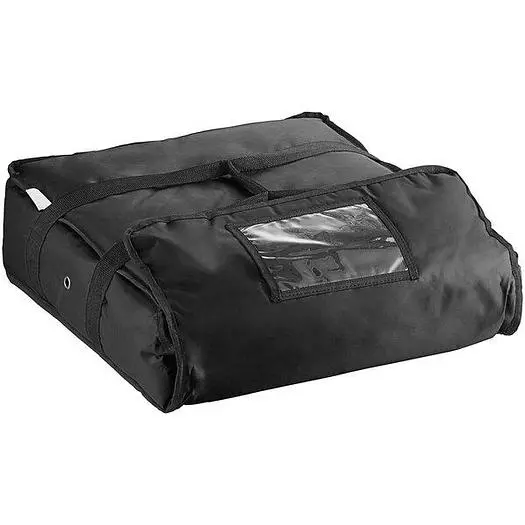 Insulated Pizza Delivery Bag, Soft-Sided Heavy-Duty Nylon, 18" x 18" x 5" - Holds Up To (2) 16" Pizza Boxes or (1) 18" Pizza Box